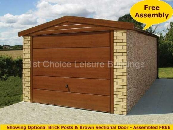 Apex Concrete Garage 1 Lidget Apex With Free Installation.
