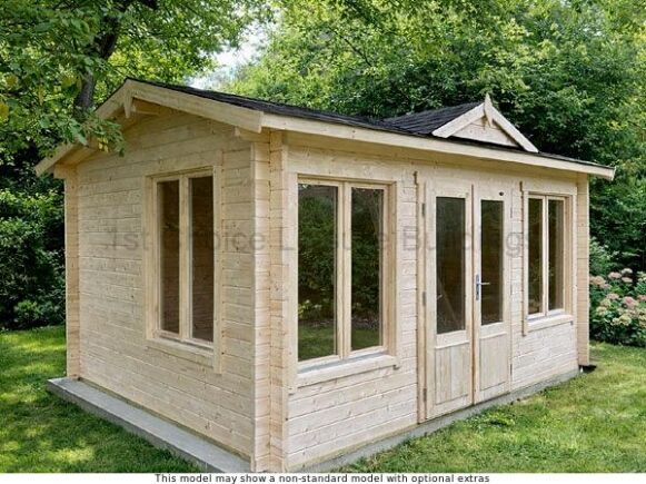 Woking Clockhouse Cabin 1 Trentan Woking Clockhouse Log Cabin – 1st Choice Leisure Buildings