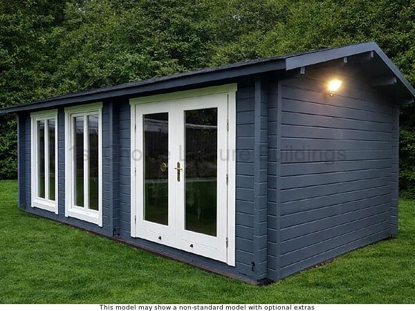 Shalford Apex Cabin 1 Trentan Shalford Gable Apex Log Cabin – 1st Choice Leisure Buildings