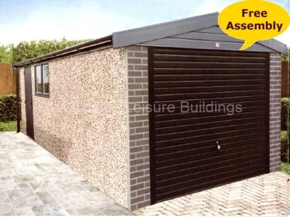 Lidget Apex Deluxe Anthracite Garage With Free Installation.