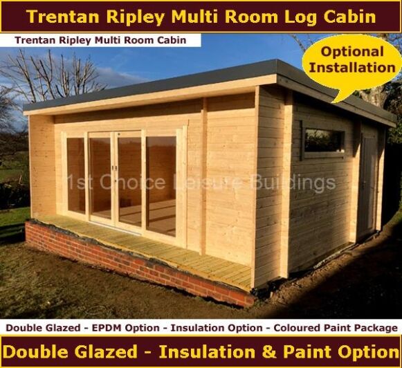 Trentan Ripley Multi Room Log Cabin 1.