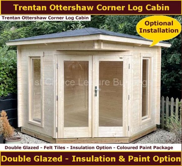 Trentan Ottershaw Corner Log Cabin 1.