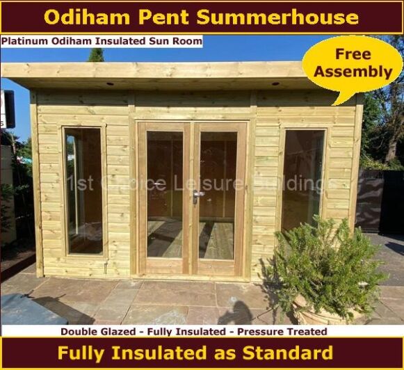 Platinum Odiham Insulated Garden Room Office 1.