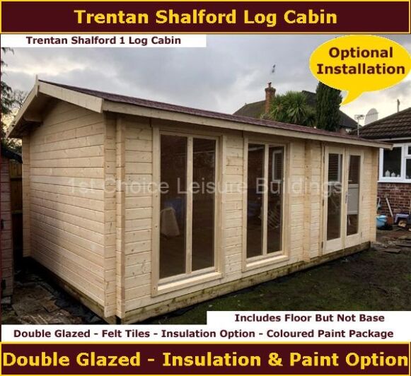 Trentan Shalford 1 Apex Log Cabin 1.