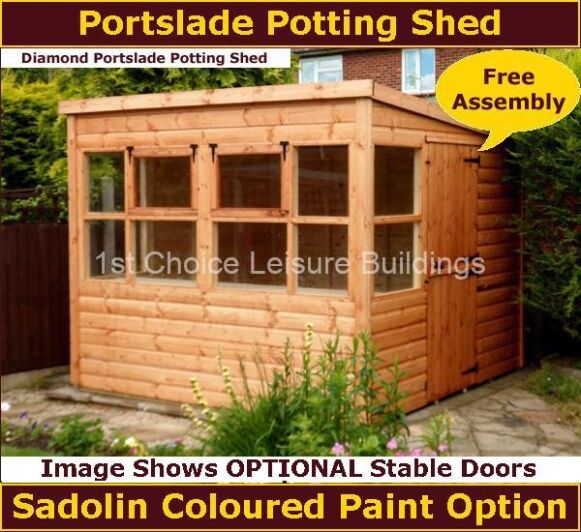 Diamond Portslade 8x8 Potting Shed