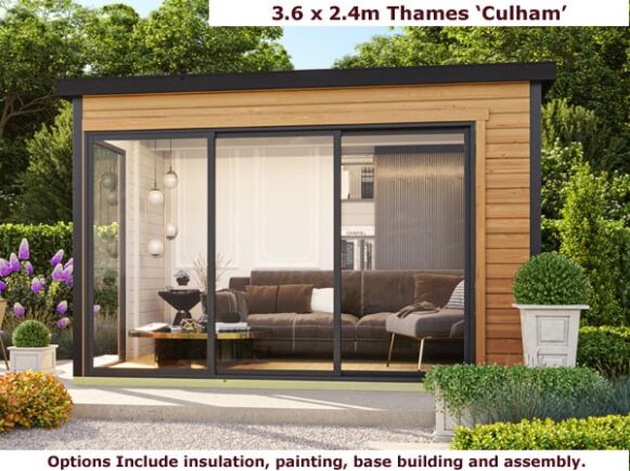 Image of Thames Culham 3.6m X 2.4m Log Cabin