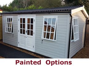Painted summerhouse