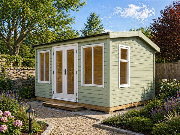 A modern garden room. Perfect in Reading for a garden office or relaxation space.
