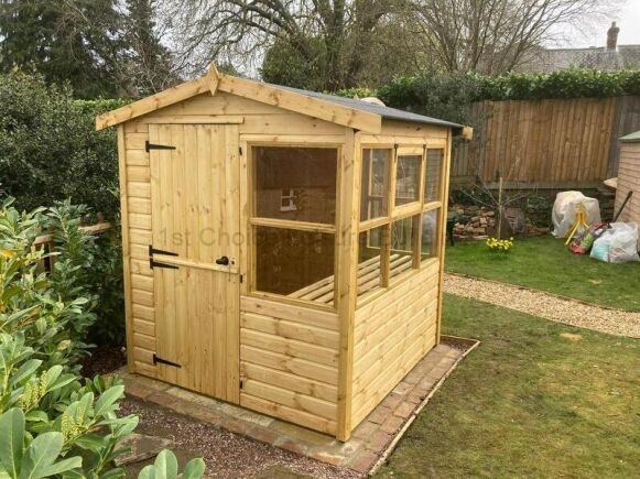 Diamond Pulborough Apex potting shed image