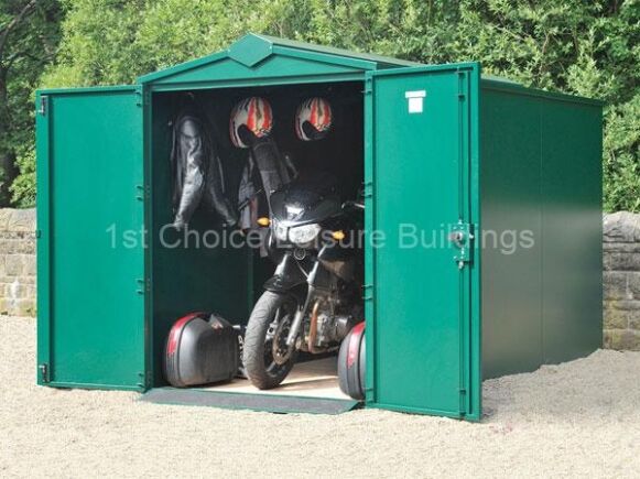'Birkdale' Motorcycle Garage 1 Image of SafeStore Birkdale Apex Metal Garage