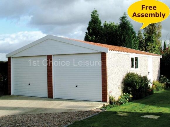 Apex '15' Concrete Garage 1 Lidget Apex 15 Garage With Free Installation.