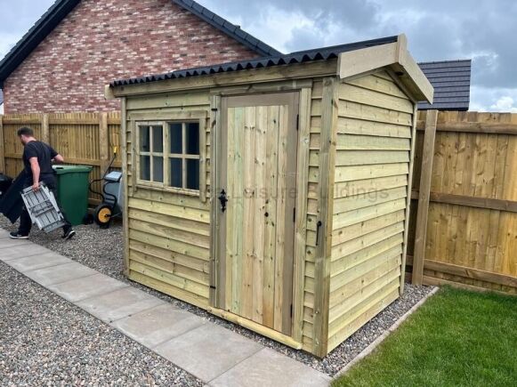 Portsmouth Apex Sheds 1 Platinum Traditional Apex Workshop image