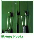 'Forestdale' Metal Sheds 4 SafeStore Security Hooks - Secure Steel Hooks - 1st Choice Leisure Buildings