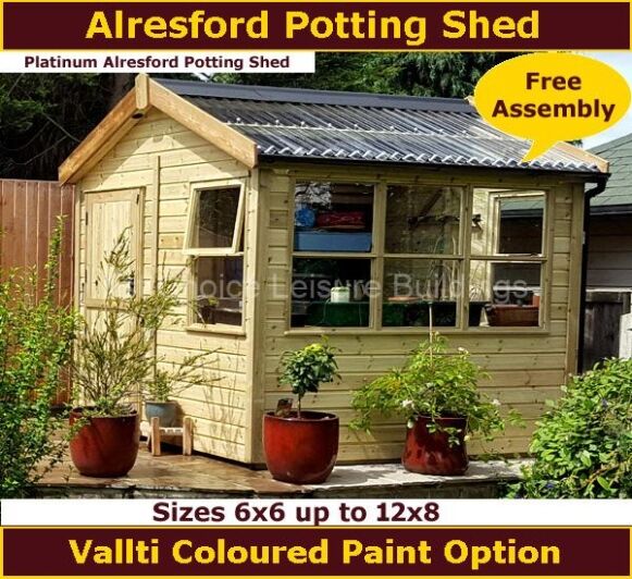 Platinum Alresford 8x8 Potting Shed 1.