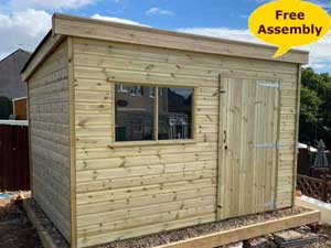 How to Build a Garden Workshop Base – Step by Step Guide & Ideas 9 Shows image of garden building