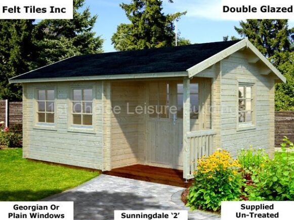 Trentan Sunningdale 2 Log Cabins.