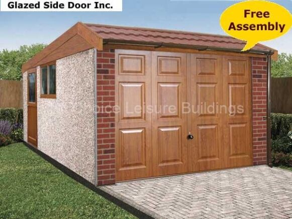 Lidget Pent Mansard Deco Garage With Free Installation.