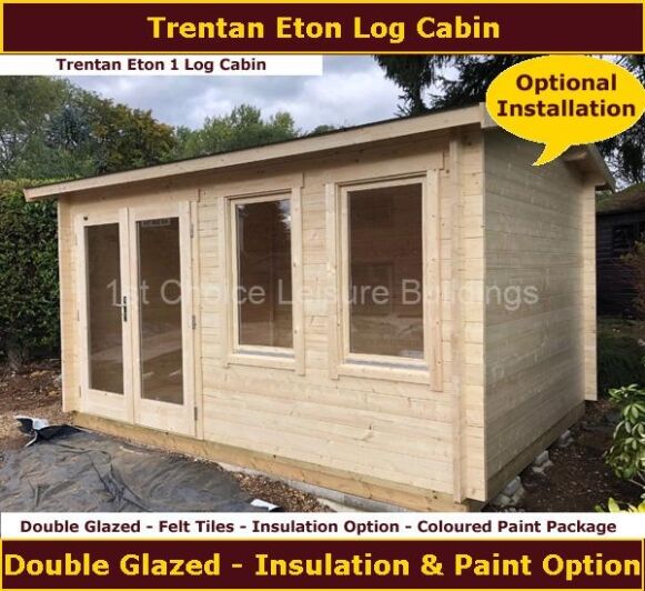 Trentan Eton 1 Apex Log Cabin 1.