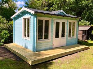 How to Build a Summer House Base – Step by Step Guide & Ideas 9 Shows image of garden building