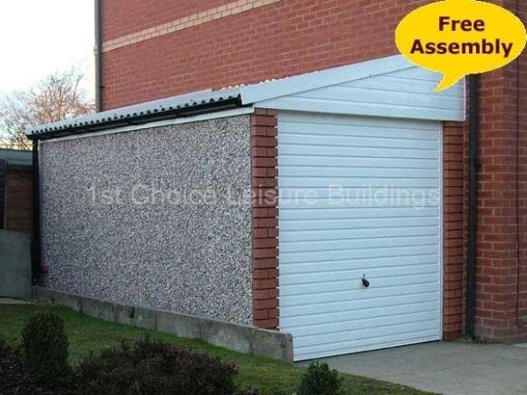 Lidget Lean To Prefab Concrete Garage With Free Installation