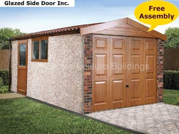 Lidget Apex Deluxe Deco Garage With Free Installation.