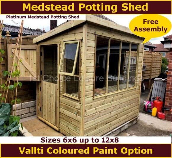 Platinum Medstead 8x6 Potting Shed 1.