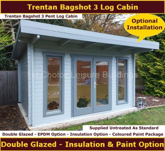 Trentan Bagshot 3 Pent Log Cabin 1.