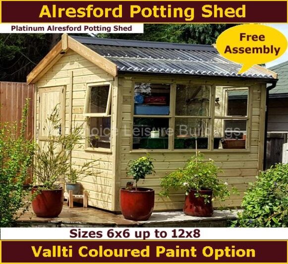 Platinum Alresford 8x8 Potting Shed 1.