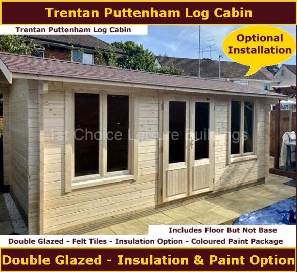 Trentan Puttenham Apex Log Cabin 1.