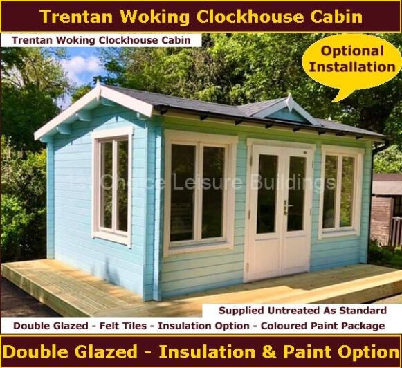 Trentan Woking Clockhouse Log Cabin 1.