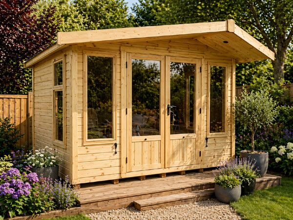 A modern garden room. Perfect in Windsor for a garden office or relaxation space.