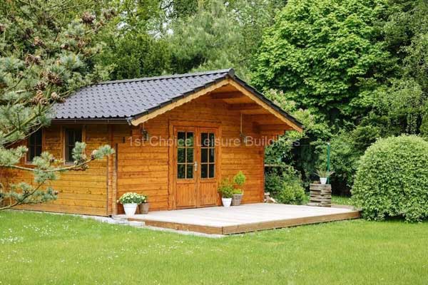 Shed Upkeep Essentials: Maintaining Your Investment in Prime Condition 9 a small garden shed with a trellis in the foreground