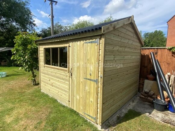 Sapphire Cadnam Tall Height Garden Shed Workshop Free Installation 27