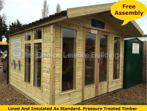 Platinum Fleet Apex Garden Office Room With Free Assembly.