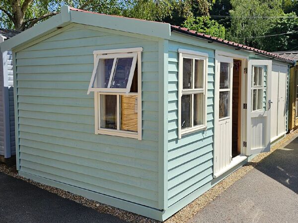 Jump to garden sheds range coloured garden building