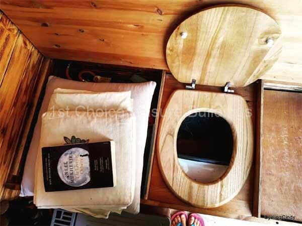 Can I Put a Toilet in my Garden Room? 4 Shows image of composting toilet for garden room