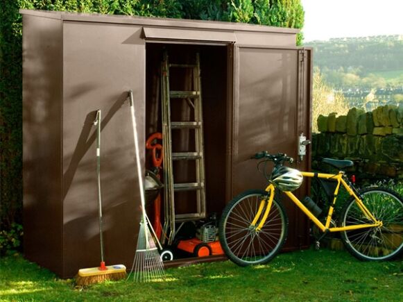 Safestore Talladale Secure Steel Pent Shed.