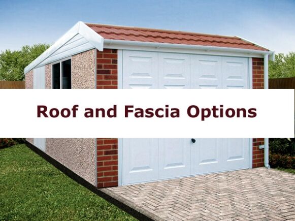 Concrete Garages Roof and Fascia Options