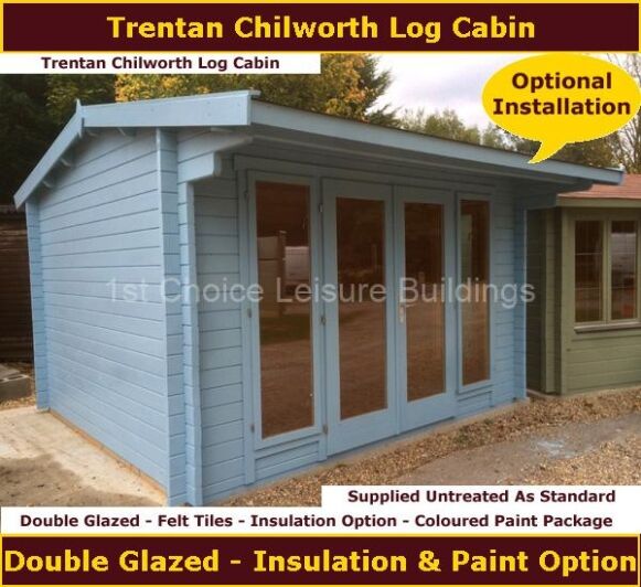 Trentan Chilworth Apex Log Cabin 1.